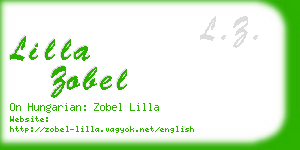 lilla zobel business card